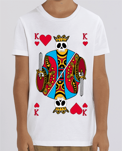 T-shirt Enfant Squelette du roi de coeur Par LAGUENY