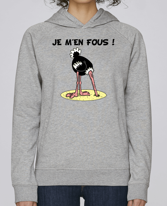 Sweat capuche femme Faire l'autruche par LAGUENY