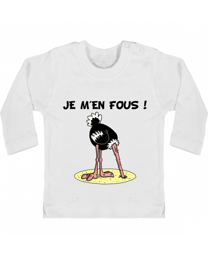 T-shirt bébé Faire l'autruche manches longues du designer LAGUENY