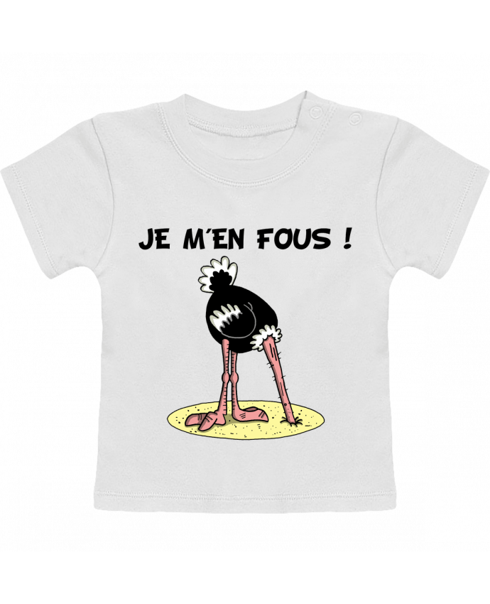 T-shirt bébé Faire l'autruche manches courtes du designer LAGUENY