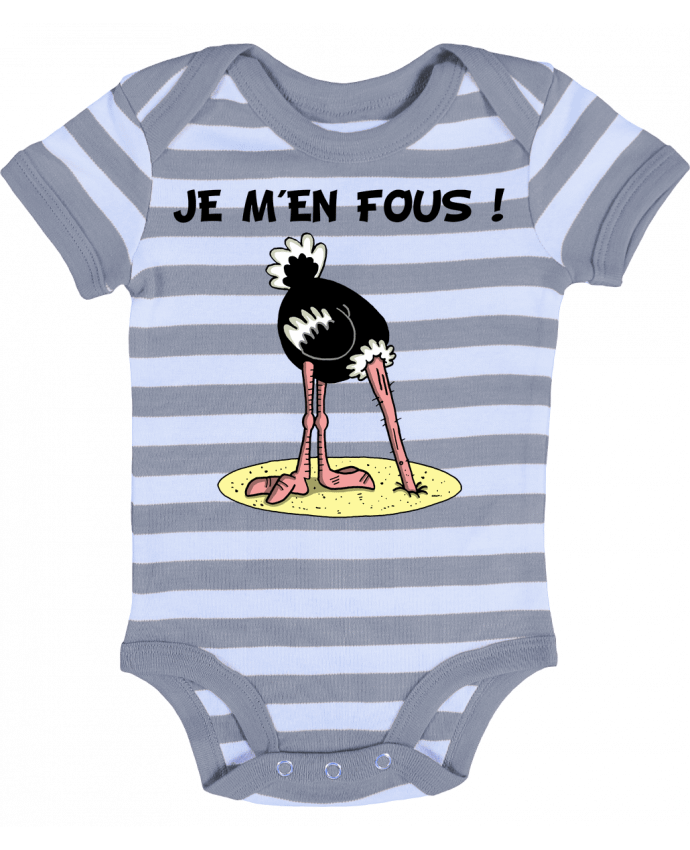 Body Bébé Rayé Faire l'autruche - LAGUENY