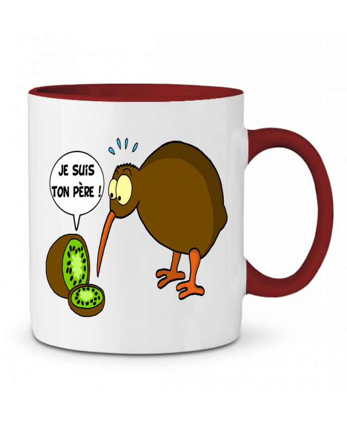 Mug bicolore Kiwi contre kiwi LAGUENY