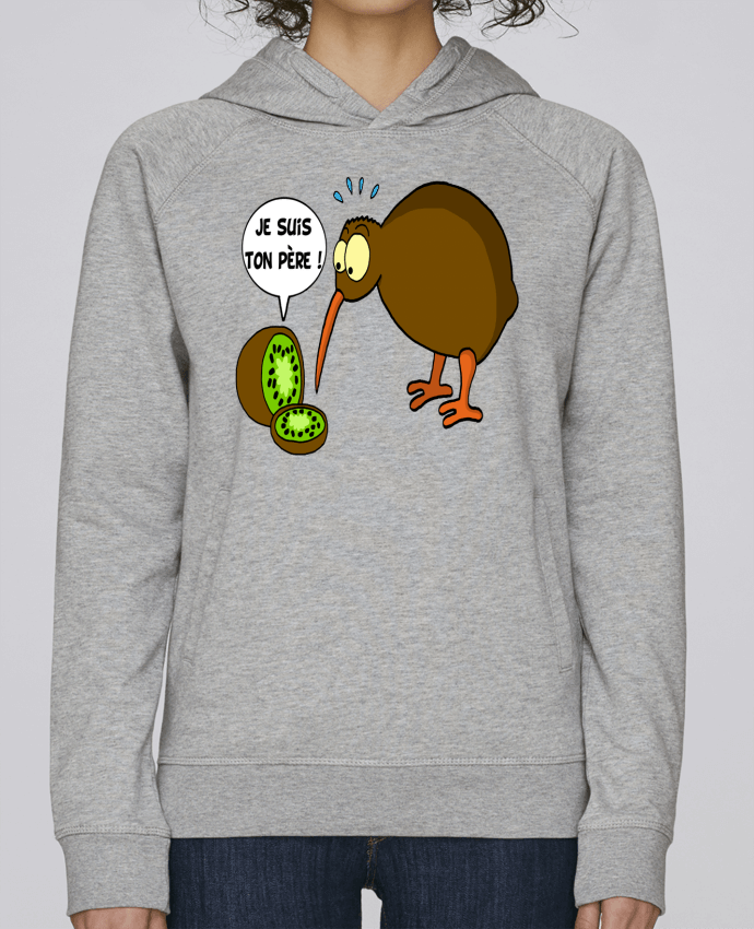 Sweat capuche femme Kiwi contre kiwi par LAGUENY