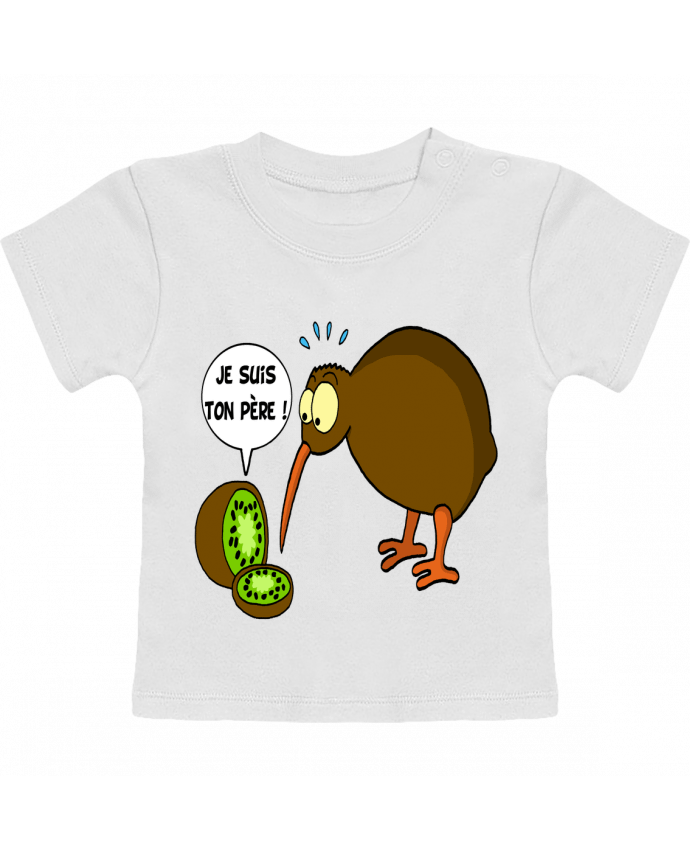 T-shirt bébé Kiwi contre kiwi manches courtes du designer LAGUENY