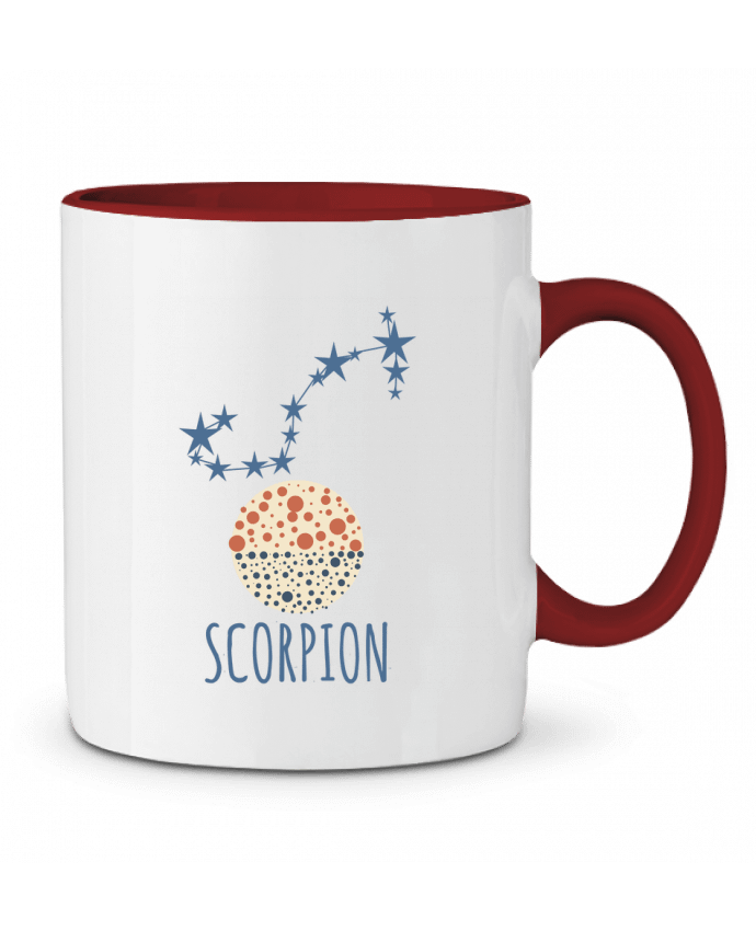 Mug bicolore Scorpion Les Caprices de Filles