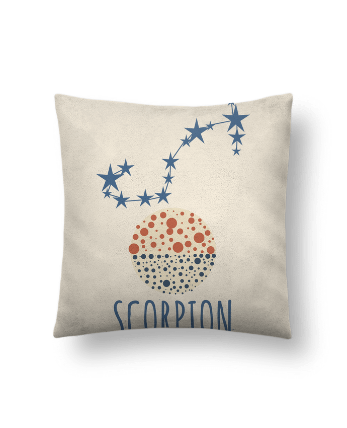 Coussin suédine Scorpion par Les Caprices de Filles