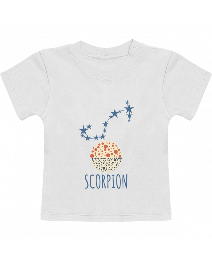 T-shirt bébé Scorpion manches courtes du designer Les Caprices de Filles