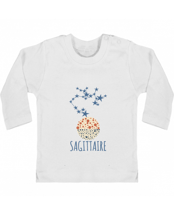 T-shirt bébé Sagittaire manches longues du designer Les Caprices de Filles