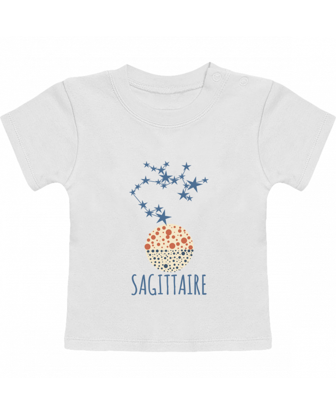 T-shirt bébé Sagittaire manches courtes du designer Les Caprices de Filles