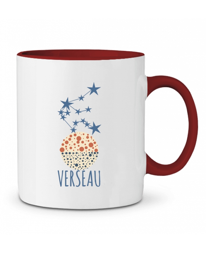 Mug bicolore Verseau Les Caprices de Filles