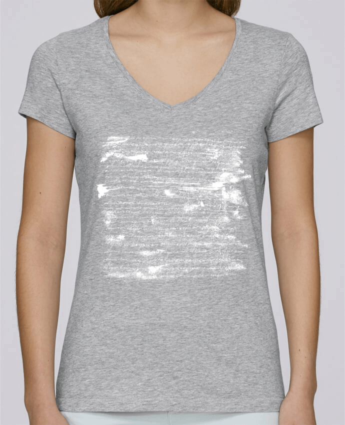 T-shirt femme col V Stella Chooses Requiem (NEGATIVITY) par MRNS