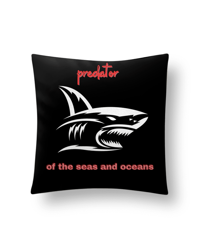 Coussin suédine PREDATEUR MARIN par 5M