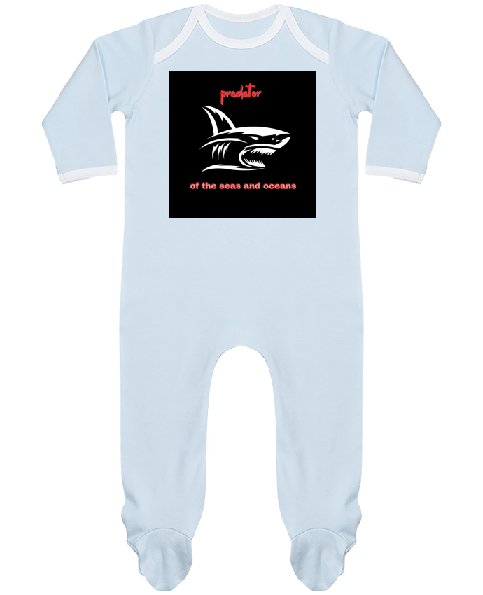 Body Pyjama Bébé PREDATEUR MARIN par 5M