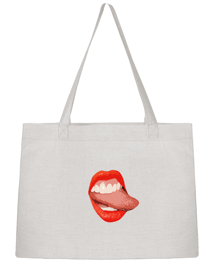 Shopping tote bag Stanley Stella Tongue by lisartistaya