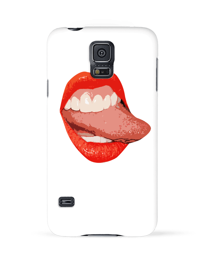 Case 3D Samsung Galaxy S5 Tongue by lisartistaya