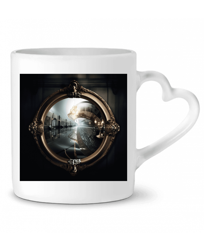 Mug coeur Meta-Mirror par cosmicblend