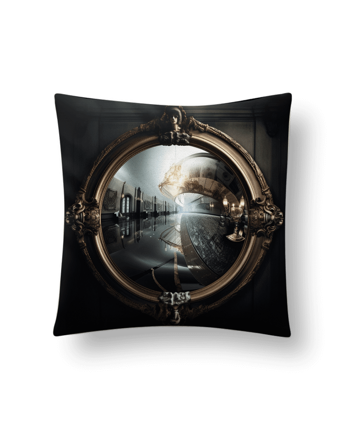 Coussin suédine Meta-Mirror par cosmicblend