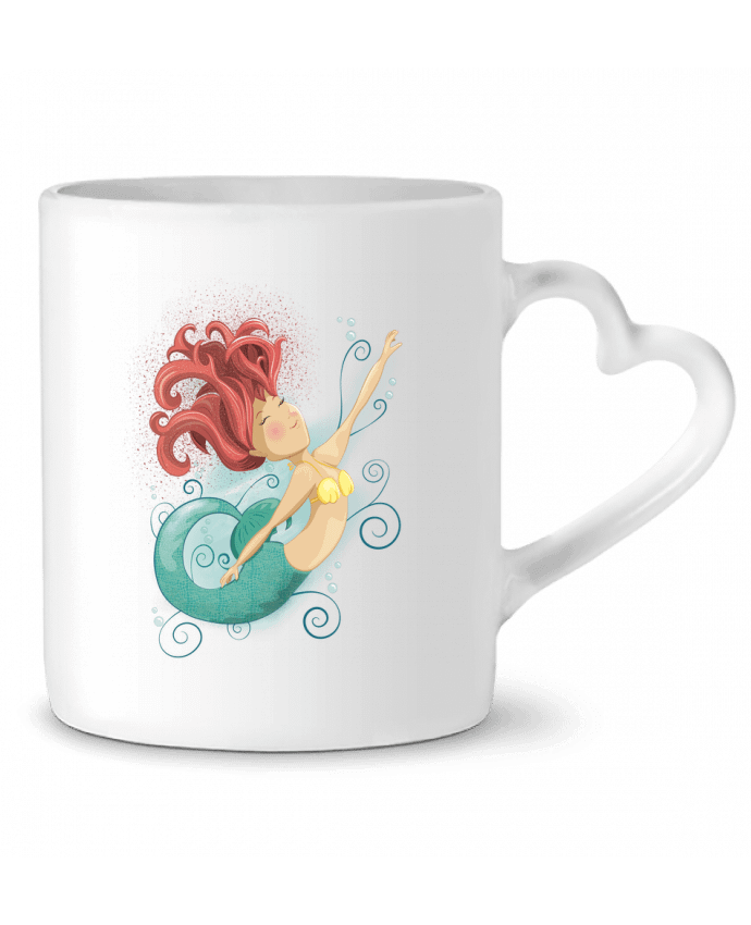 Mug coeur Sirène par GraphiCK-Kids