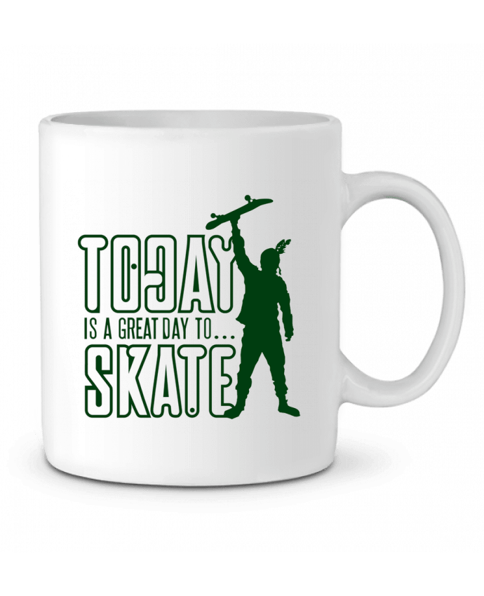 Mug  Today is a Great Day to Skate - Green par Geronimo Gorilla SylverBack