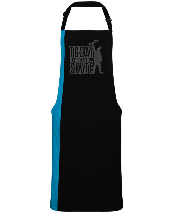 Tablier bicolore Today is a Great Day to Skate - Grey par  Geronimo Gorilla SylverBack