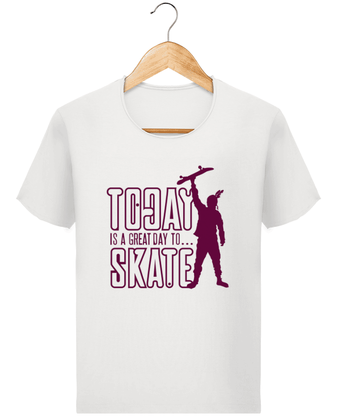  T-shirt Homme vintage Today is a Great Day to Skate - Purple par Geronimo Gorilla SylverBack