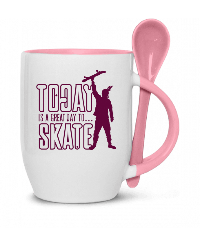  Tasse cuillère Today is a Great Day to Skate - Purple par Geronimo Gorilla SylverBack