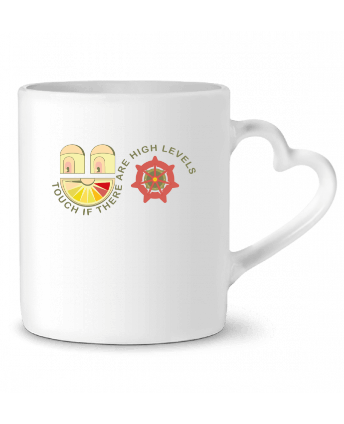 Mug coeur GOOD FACE par Santiaguen