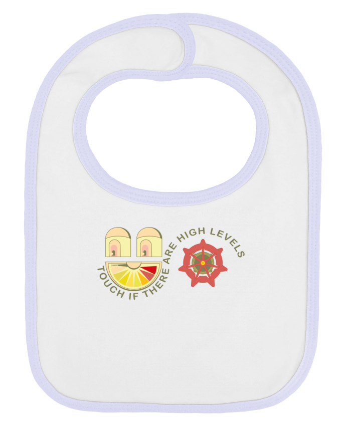 Bavoir bébé uni GOOD FACE par Santiaguen