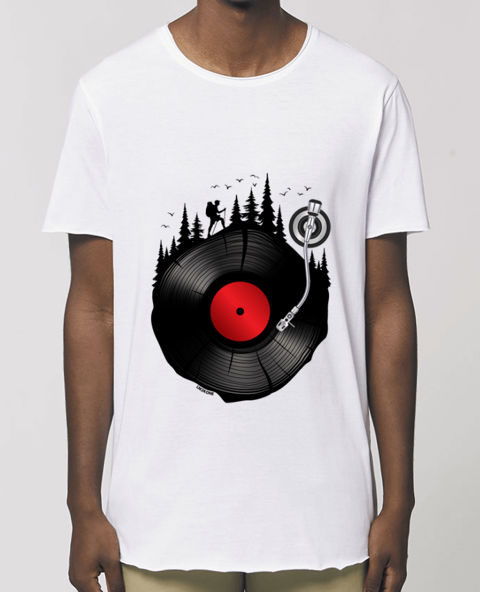 Tee-shirt Homme Musique Forestière Vinyle Par  LM2Kone