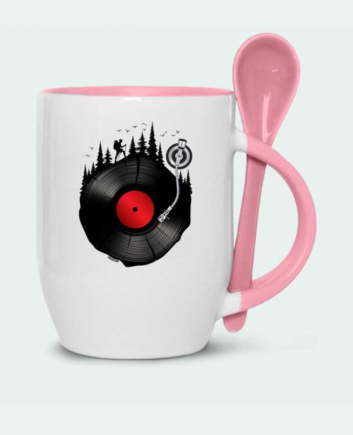  Tasse cuillère Musique Forestière Vinyle par LM2Kone