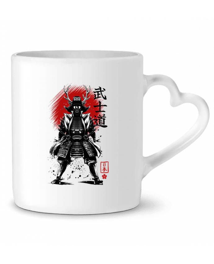 Mug coeur La voie du samouraï - bushido par LM2Kone