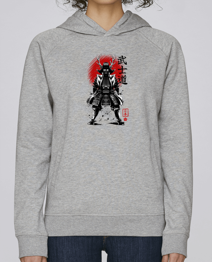 Sweat capuche femme La voie du samouraï - bushido par LM2Kone