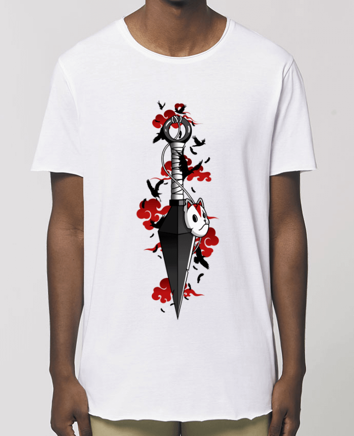 Tee-shirt Homme Kunai nuages rouges corbeaux - Japonais Par  LM2Kone