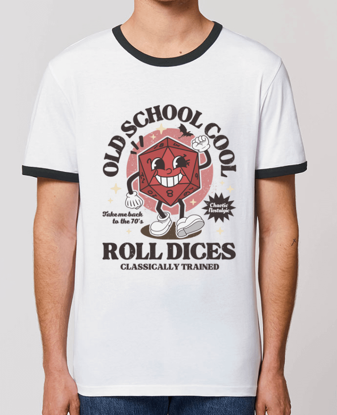 T-shirt Old school d20 - D&D par LM2Kone