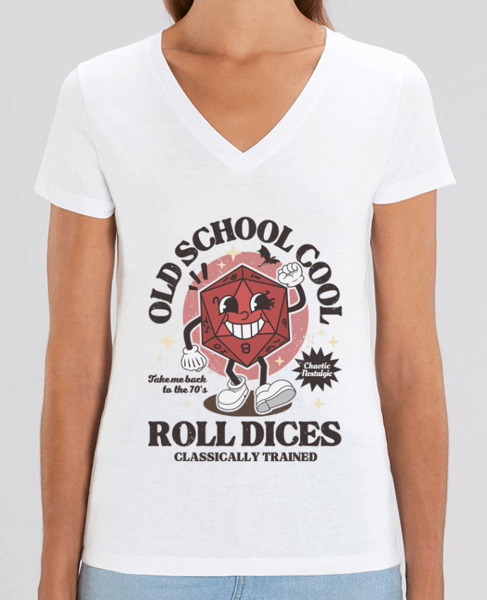 Tee-shirt femme Old school d20 - D&D Par  LM2Kone