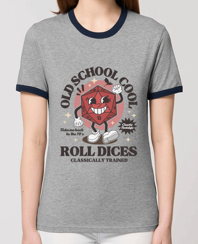 T-shirt Old school d20 - D&D par LM2Kone