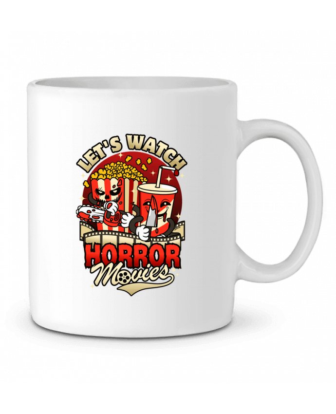 Mug  Regardons des films d'horreur - Collations par LM2Kone