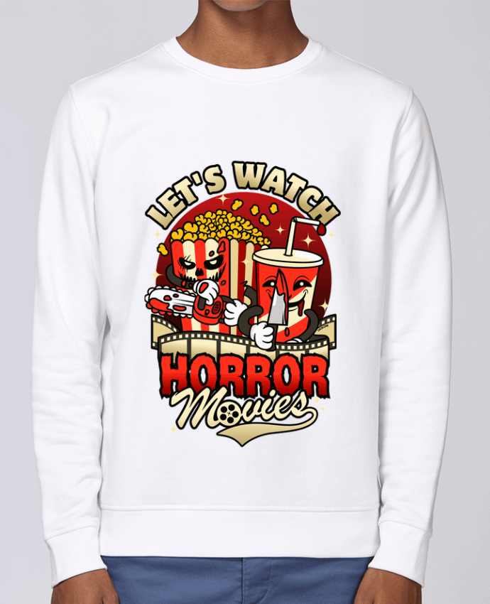 Sweatshirt Regardons des films d'horreur - Collations par LM2Kone