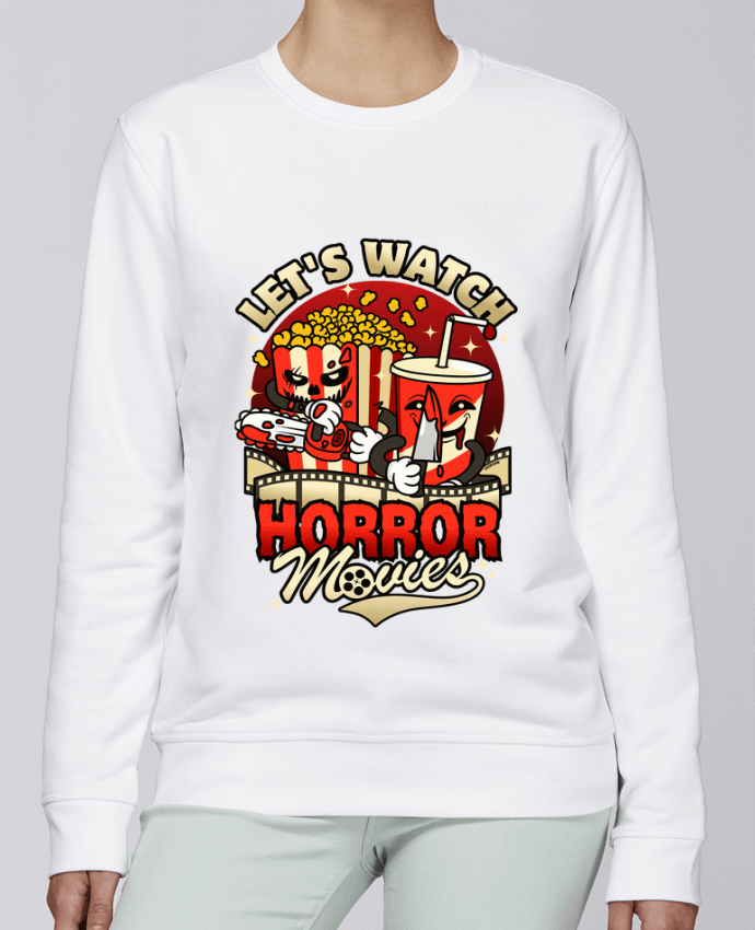 Sweatshirt Regardons des films d'horreur - Collations par LM2Kone