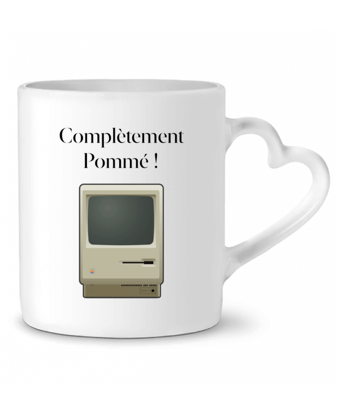 Mug coeur Complètement Pommé Classic Mac par Nicolaiev