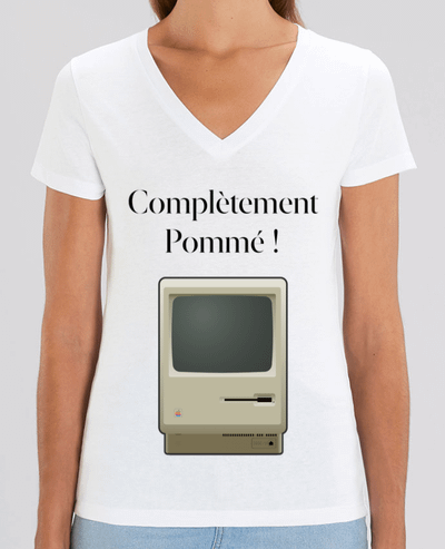 Tee-shirt femme Complètement Pommé Classic Mac Par  Nicolaiev