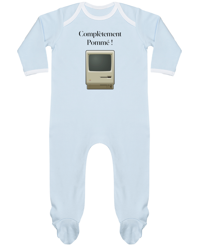 Body Pyjama Bébé Complètement Pommé Classic Mac par Nicolaiev