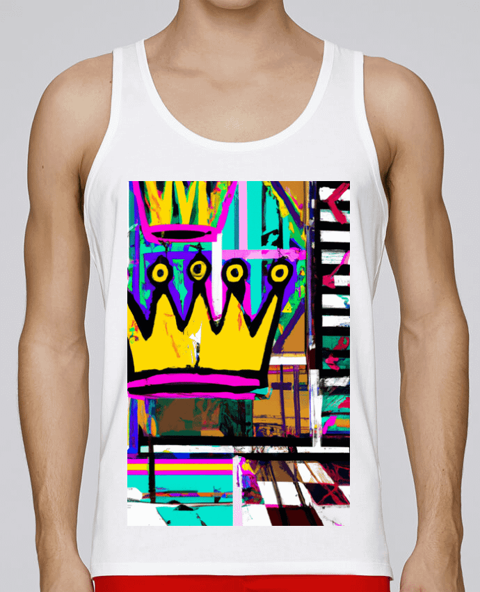 Débardeur homme Basquiat inspiration par Black SOSA 100% coton bio