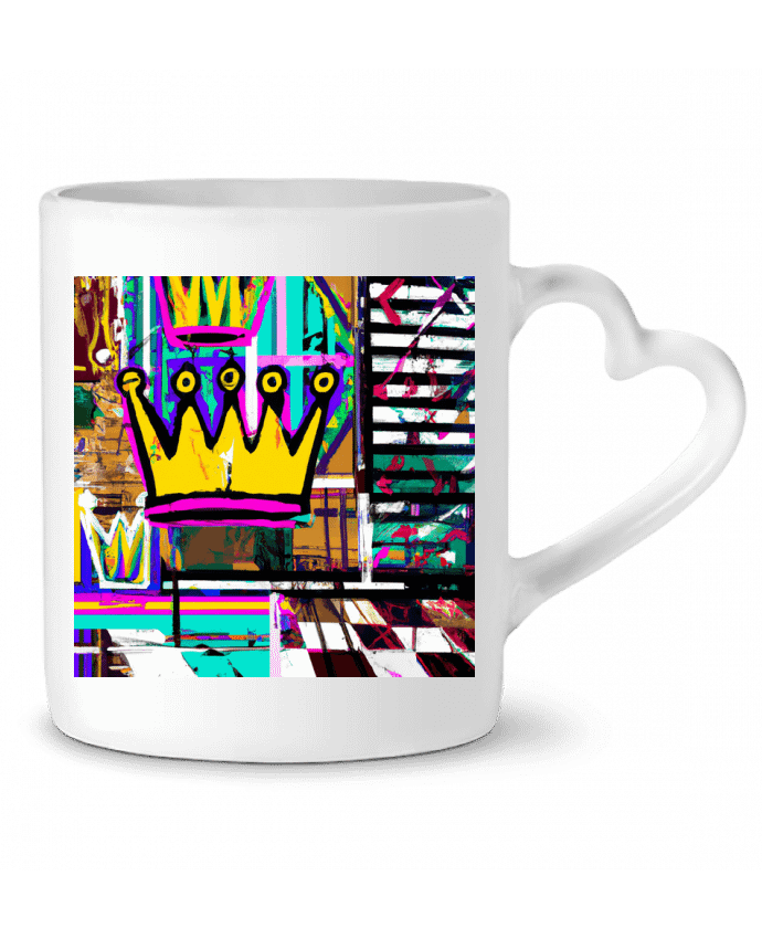 Mug coeur Basquiat inspiration par Black SOSA