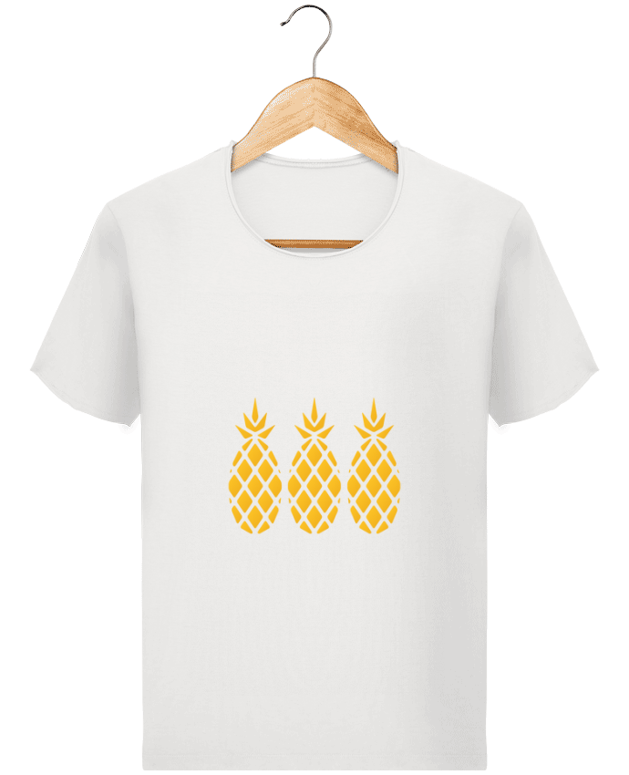  T-shirt Homme vintage Trois ananas jaunes par Chrianss Designs