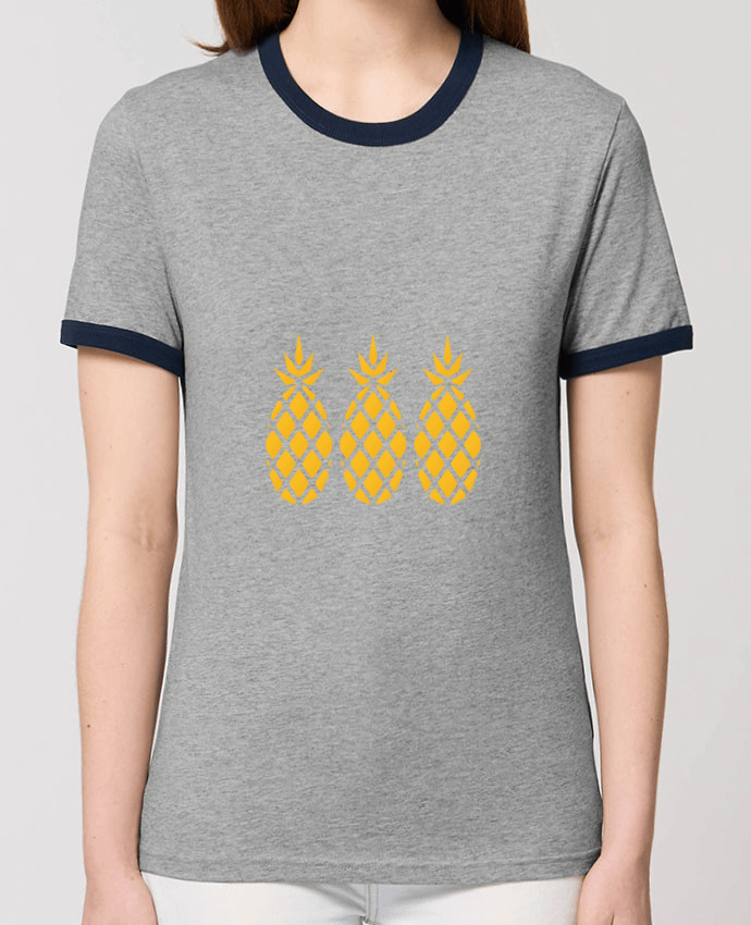 T-shirt Trois ananas jaunes par Chrianss Designs