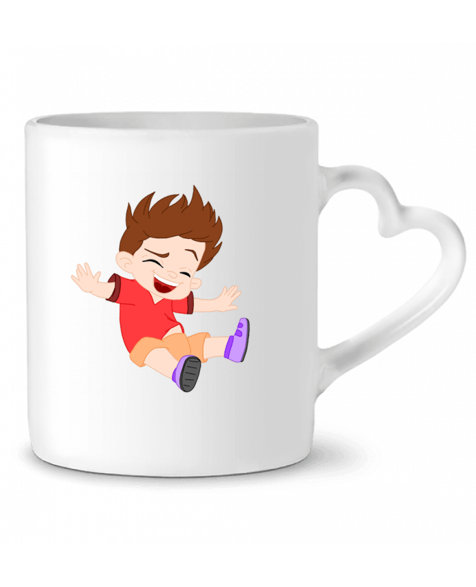 Mug coeur Baby Jump par Sazuka