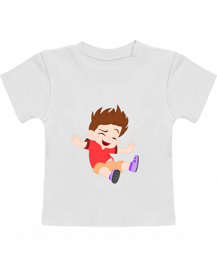 T-shirt bébé Baby Jump manches courtes du designer Sazuka