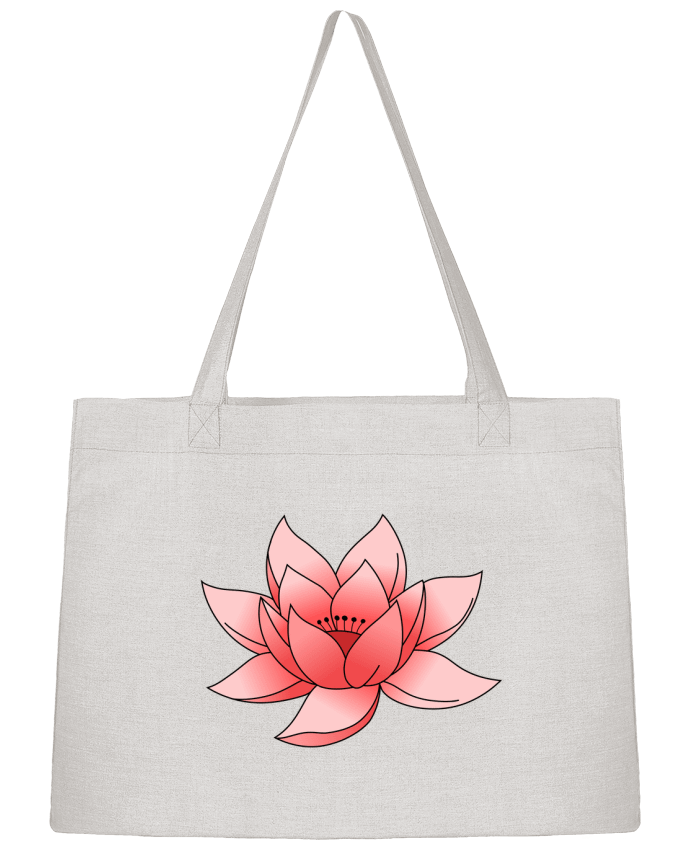 Sac Shopping Lotus par Sazuka