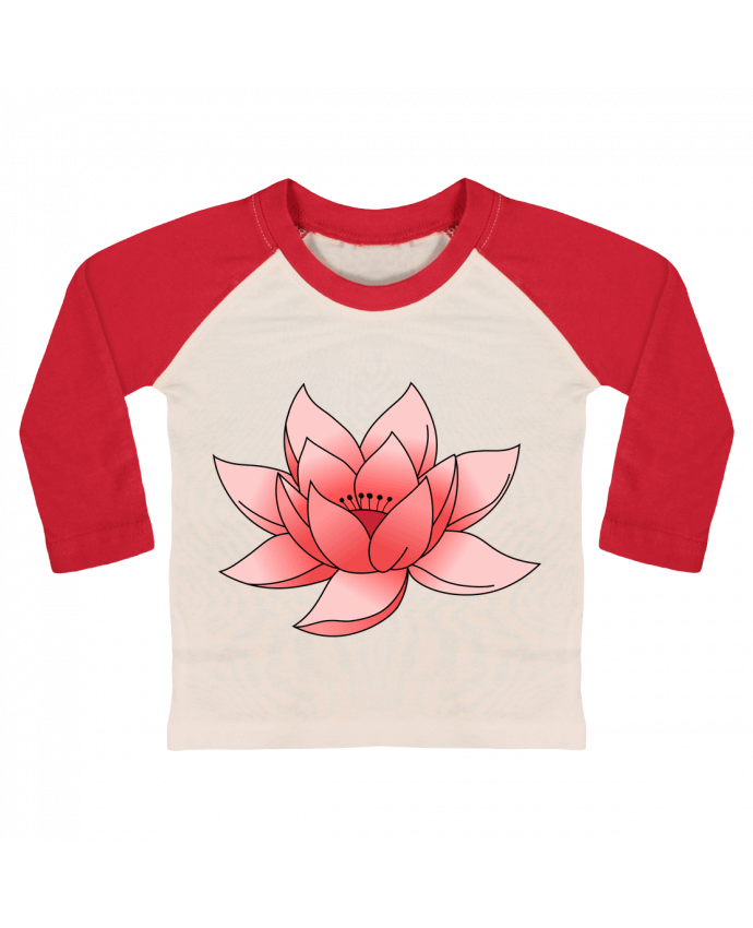 Tee-shirt Bébé Baseball ML Lotus par Sazuka